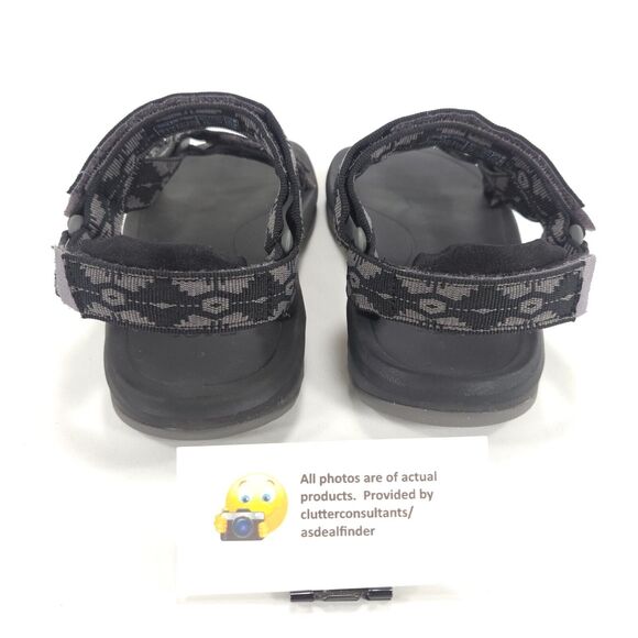 Teva Hurricane Outdoor Adjustable Sandal Youth Size 6 1019390Y Gray Black - Picture 3 of 9